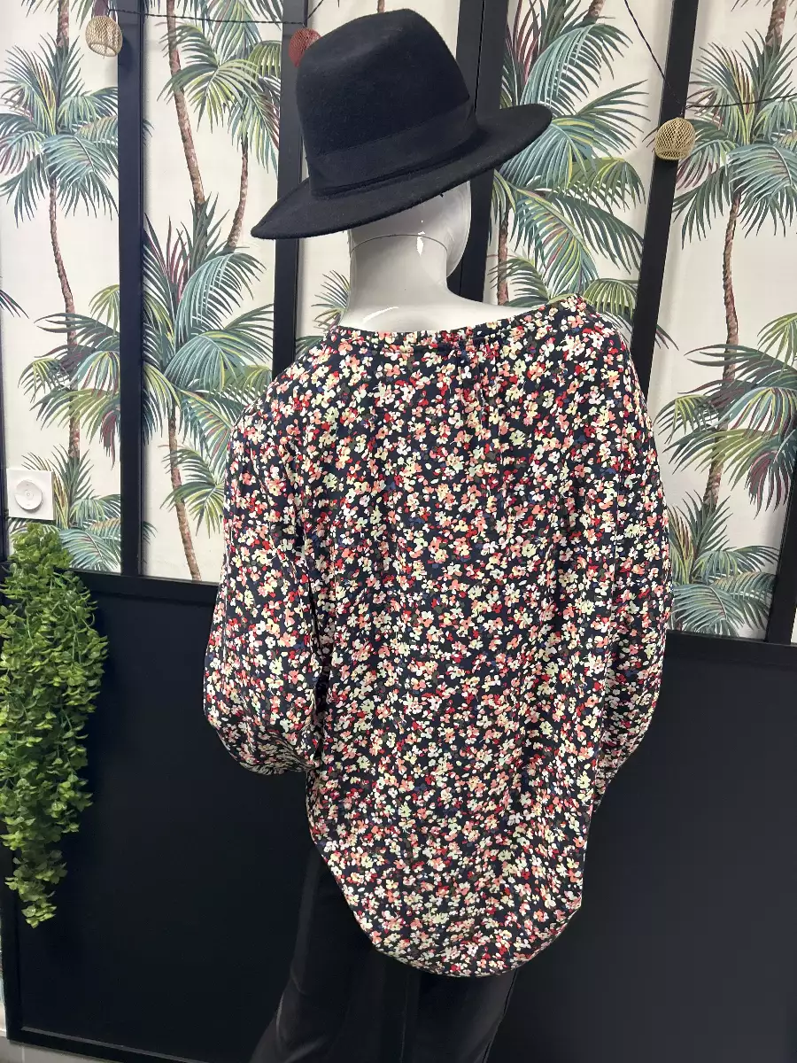 Blouse à fleurs