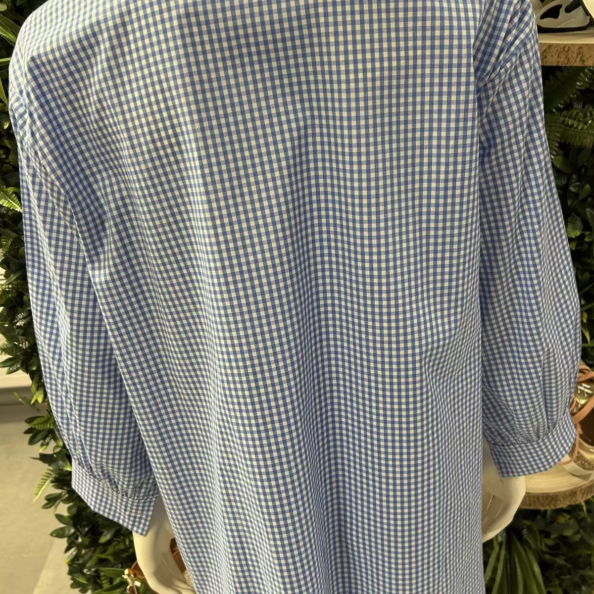 Chemise à carreaux vichy