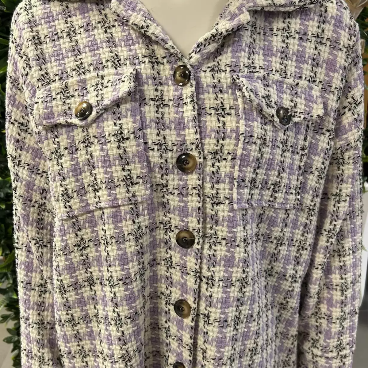 Chemise décontractée violette