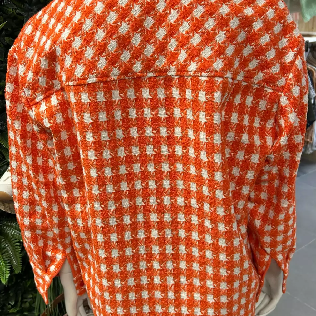 Chemise décontractée orange