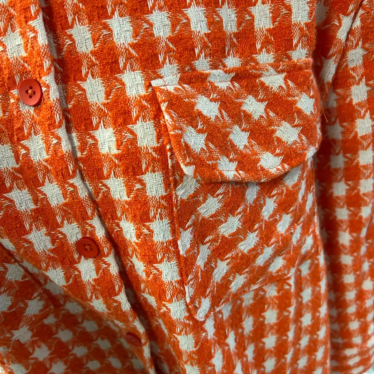 Chemise décontractée orange